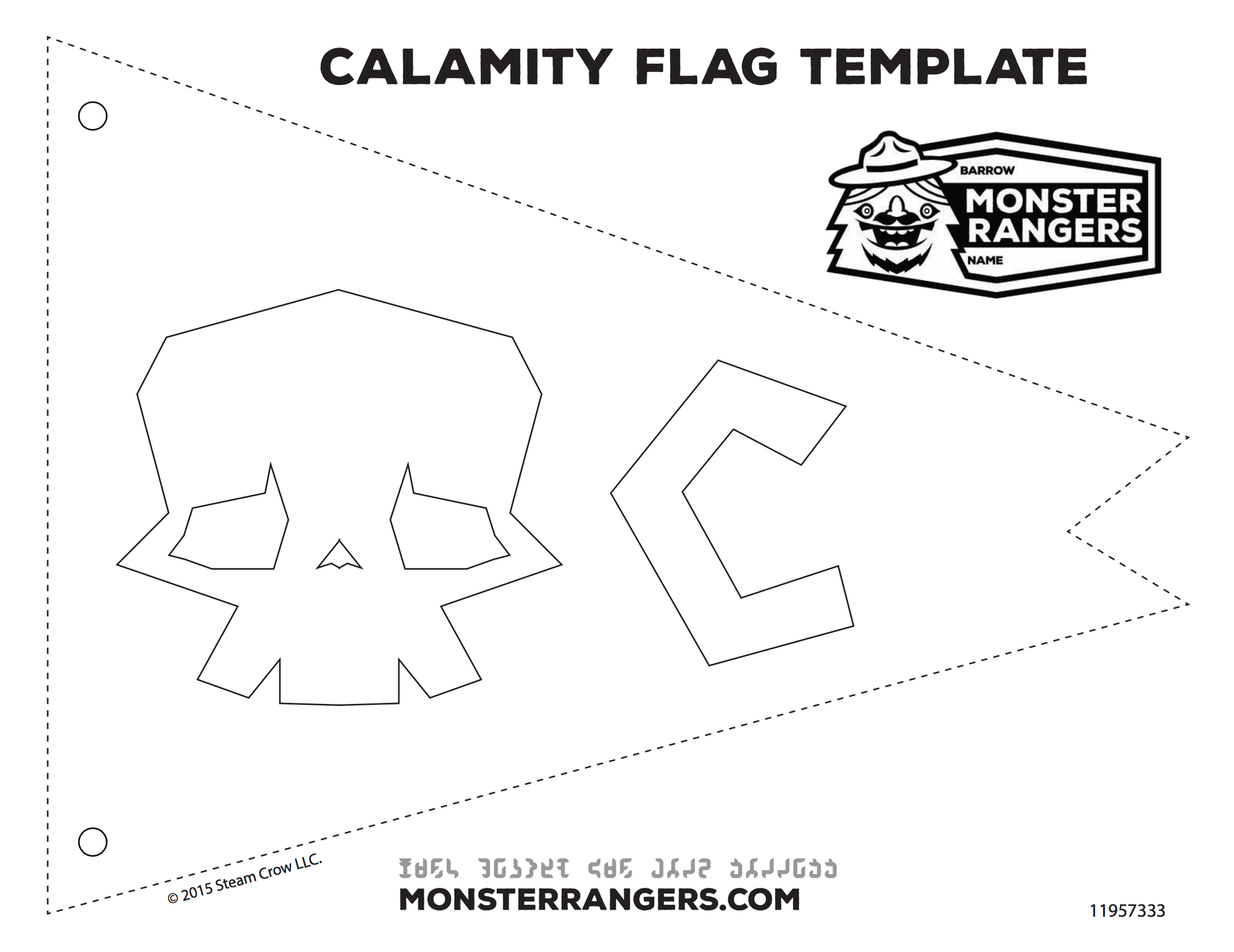 Calamity Flag Graphic