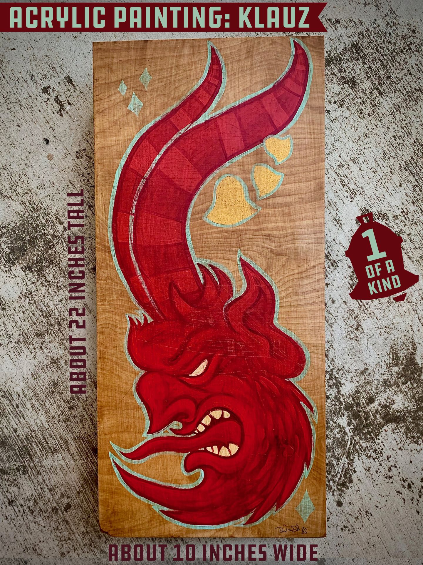 Klauz - Krampus Painting<br>
