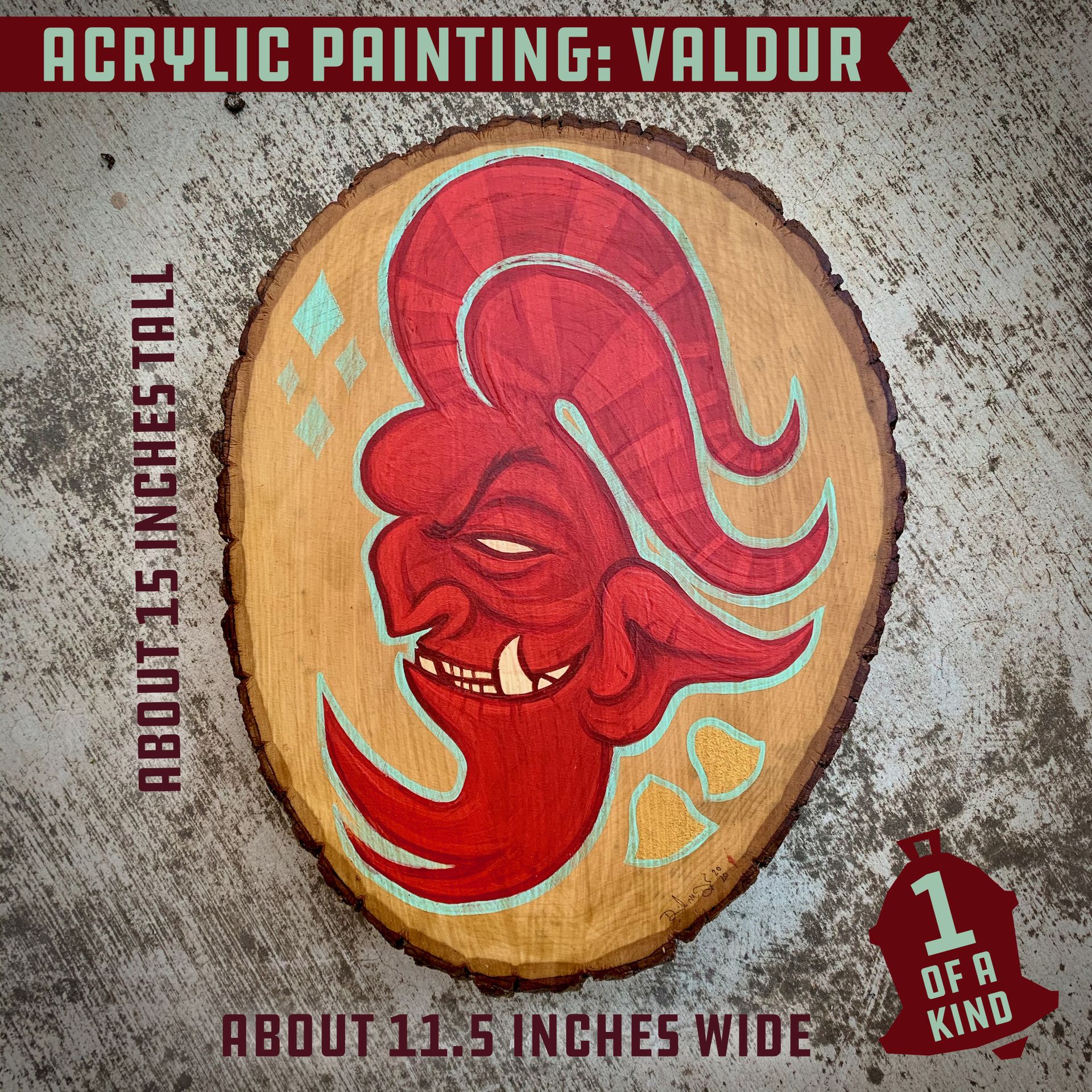 Valdur Krampus Painting