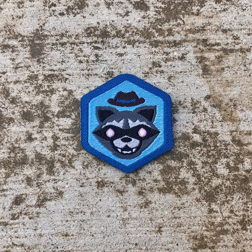 Raccoon Spirit Badge