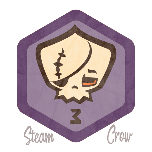 Art Skull 3 Spirit Badge