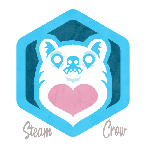 Bear Ghost Spirit Badge