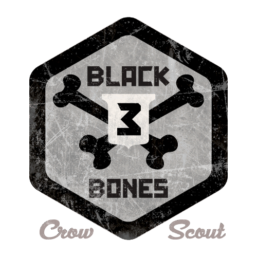 Black Bones 3 Spirit Badge