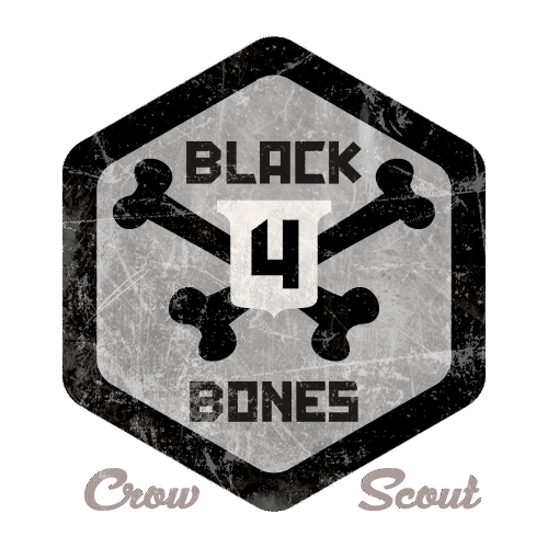 Black Bones 4 Spirit Badge