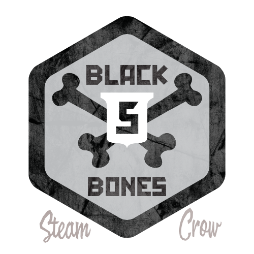Black Bones 5 Spirit Badge