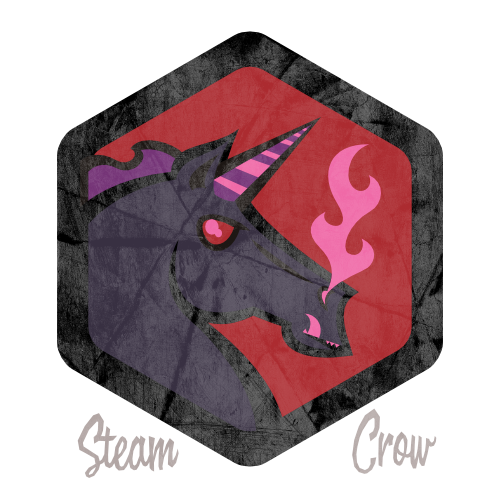 Cursed by Dark Unicorn Spirit Badge