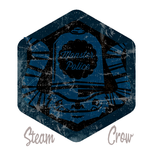 Monster Police Shirt Virtual Spirit Badge