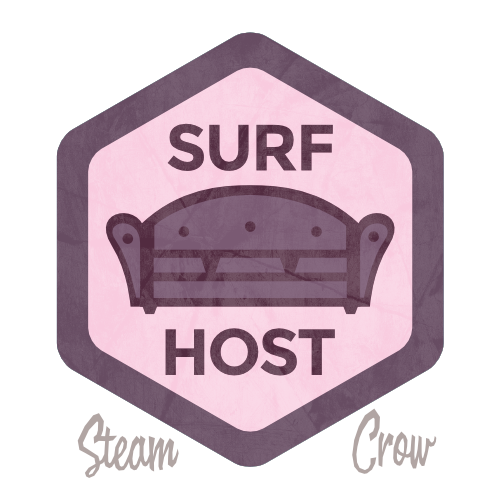 Surf Host Spirit Badge