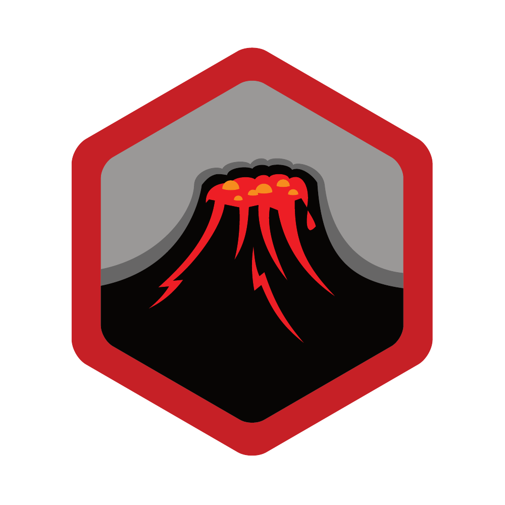 Volcano Spirit Badge